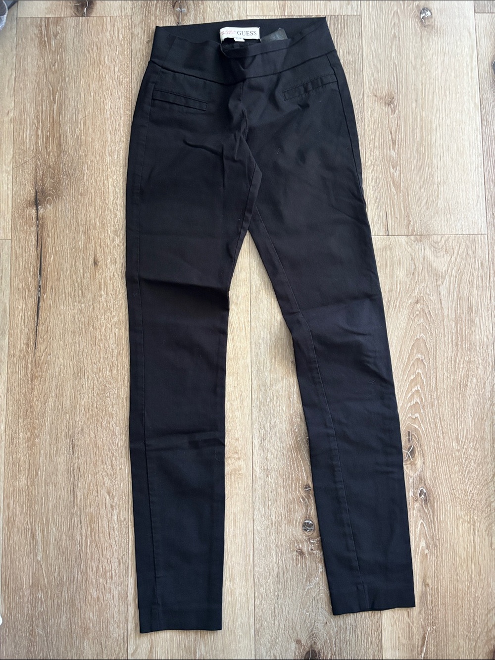 GUESS Women Black Slim Dress Trousers